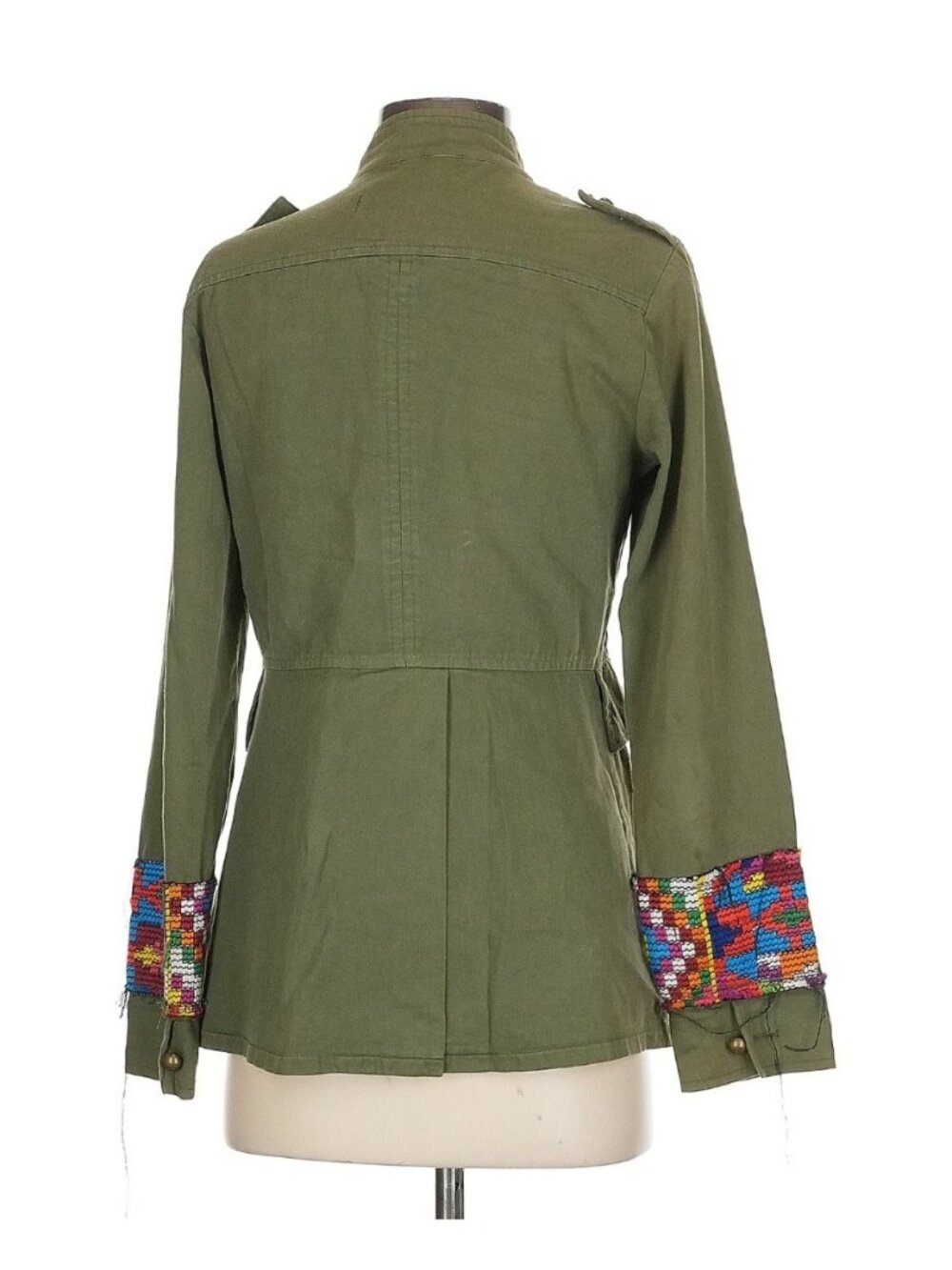 RARE Jen's Pirate Booty Embroidered Military Jacket XS| Boho Coastal Cowgirl 70s - Picture 11 of 16